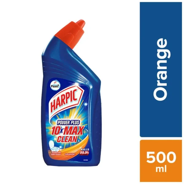 Harpic Disinfectant Toilet Cleaner Liquid Orange 500 Ml