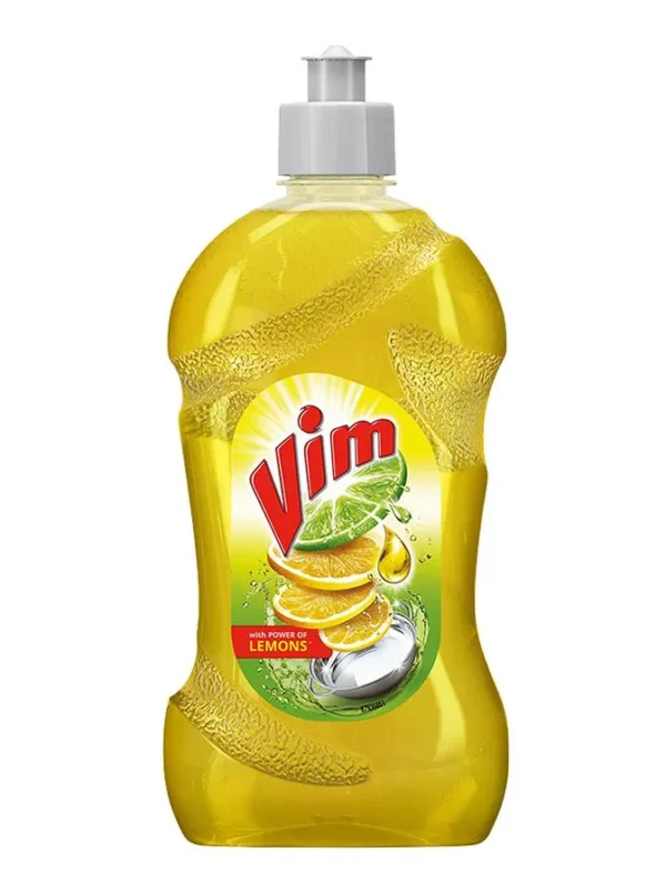 Vim Dishwash Liquid - Gel Lemon, 500 ml Bottle