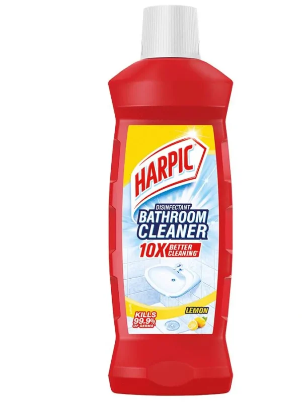 Harpic Disinfectant Bathroom Cleaner Liquid, Lemon, 500 ml