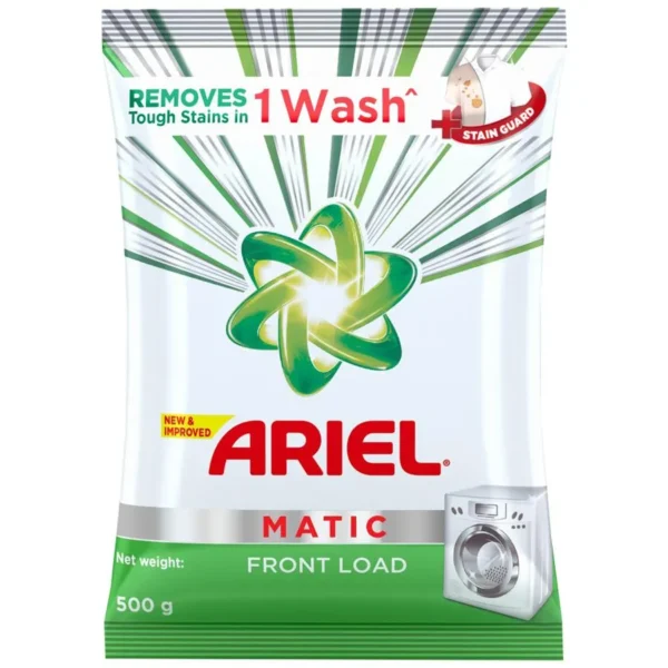 Ariel Washing Detergent Powder - Matic Front Load, 500 g