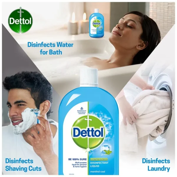 Dettol Disinfectant Liquid Floorsurface Cleaner Menthol Cool 500 Ml 6596