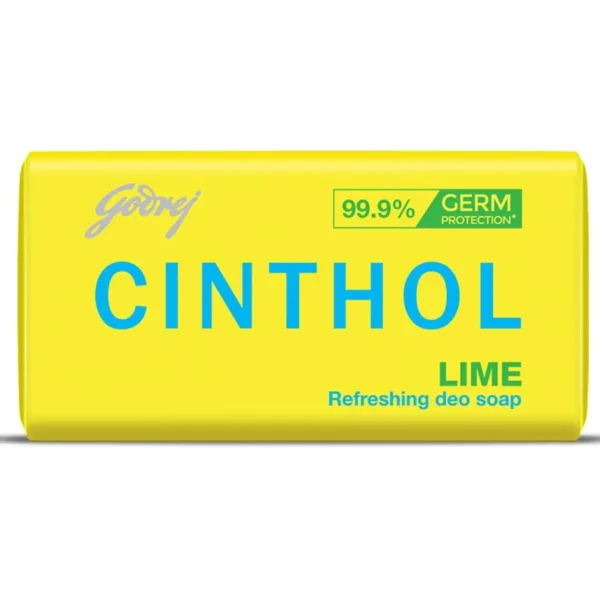Cinthol Refreshing Deo Lime Soap, 100 g (Pack of 9)