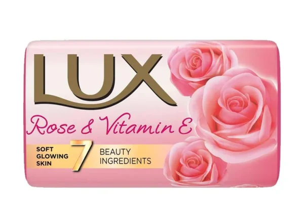 Lux Beauty Soap For Glowing Skin - Rose & Vitamin E, Mega, 100 g (Pack of 3)