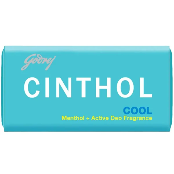Cinthol Cool Deo Menthol -Soap, 100 g (Pack of 6)