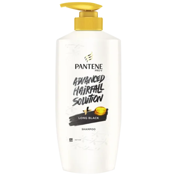 Pantene Advanced Hairfall Solution Hair Shampoo - Long Black, 650 ml