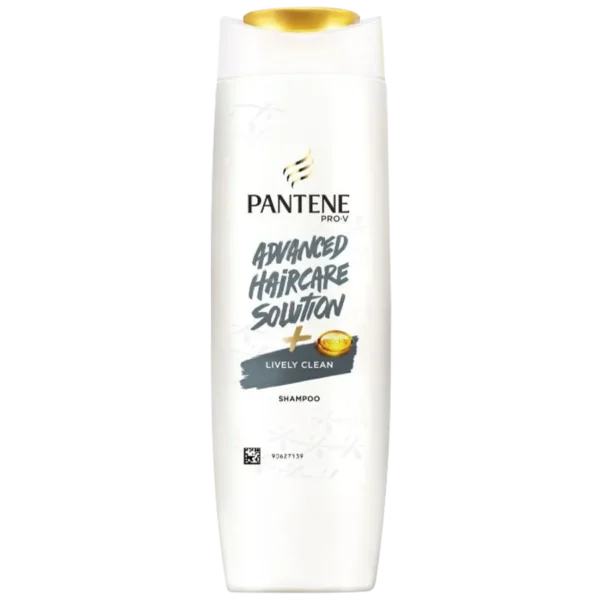 Pantene Advanced Haircare Solution Hair Shampoo - Lively Clean, 200 ml Bottle