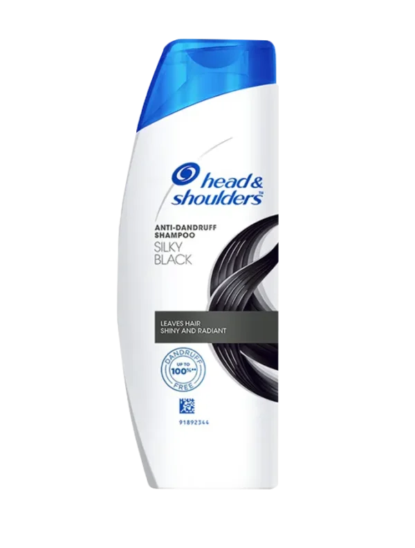 Head & shoulders Silky Black Anti-Dandruff Shampoo - 340 ml Bottle