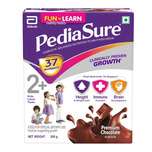 Pediasure Nutritional Powder - Premium Chocolate, 200 g Carton