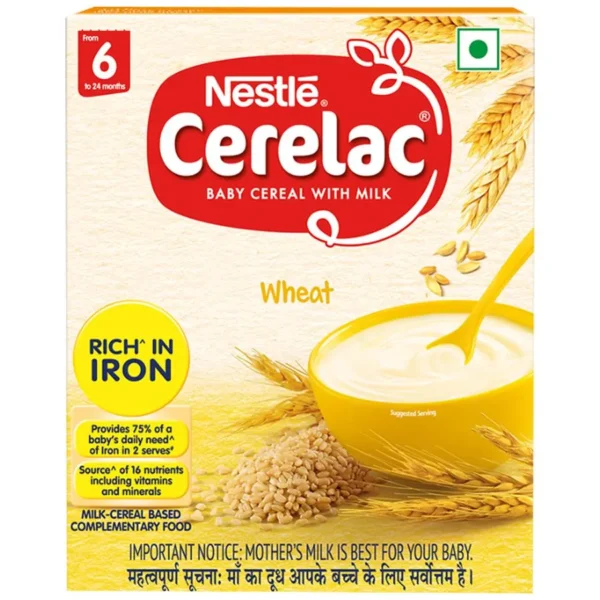Nestle Cerelac - Wheat, From 6-12 Months, Rich in Iron, 300 g