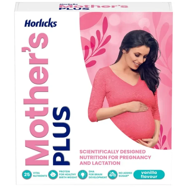 Horlicks Mother's Plus, Vanilla, 500 g Carton
