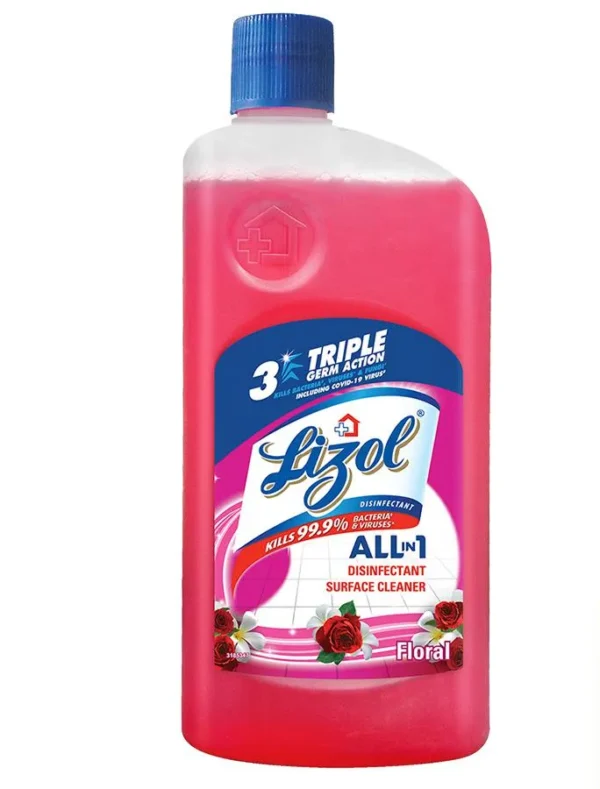 Lizol All In 1 Disinfectant Surface & Floor Cleaner - Floral, 1L