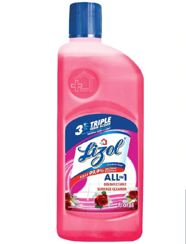 Lizol All In 1 Disinfectant Surface & Floor Cleaner - Floral, 500 ml