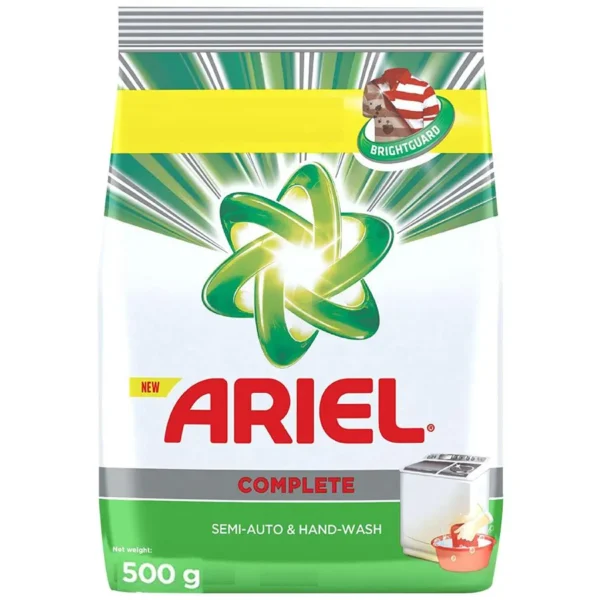 Ariel Complete Detergent Washing Powder, 500 g (Get Detergent Powder 200 g free)