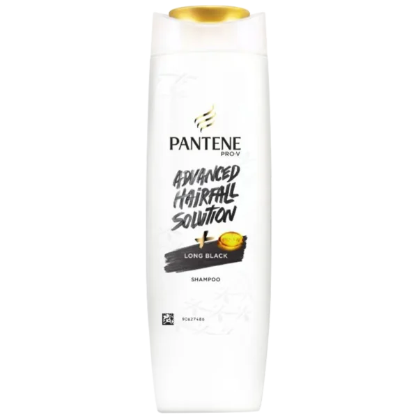 Pantene Advanced Hairfall Solution Hair Shampoo - Long Black, 180 ml