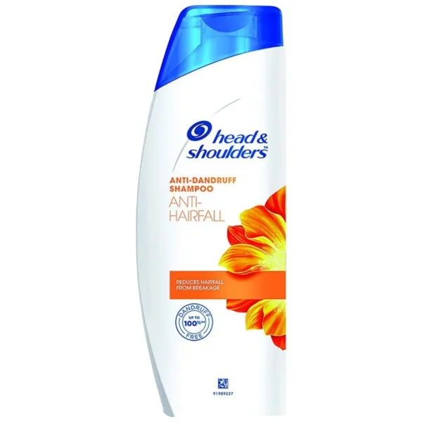 Head & shoulders Anti-Hairfall & Anti-Dandruff Shampoo, Upto 100% Dandruff Free, 180 ml