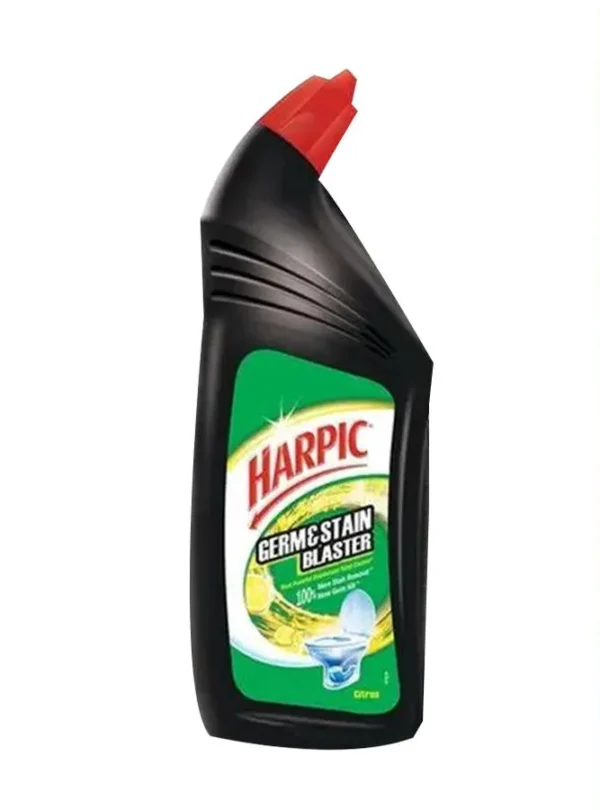 Harpic Germ & Stain Blaster Disinfectant Toilet Cleaner Liquid, Citrus, 750 ml