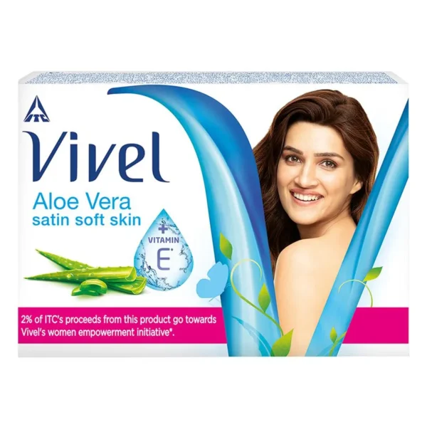 Vivel Aloe Vera Bathing Soap - 150 g ( pack of 5 )