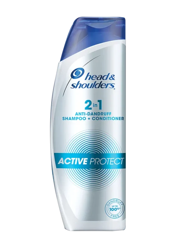 Head & shoulders Active Protect 2 in 1 Anti-Dandruff Shampoo + Conditioner, 180 ml