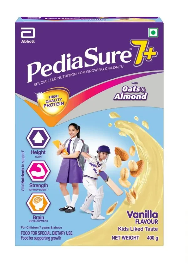 Pediasure 7+ Nutrition Drink Powder - Vanilla Flavour, 400 g
