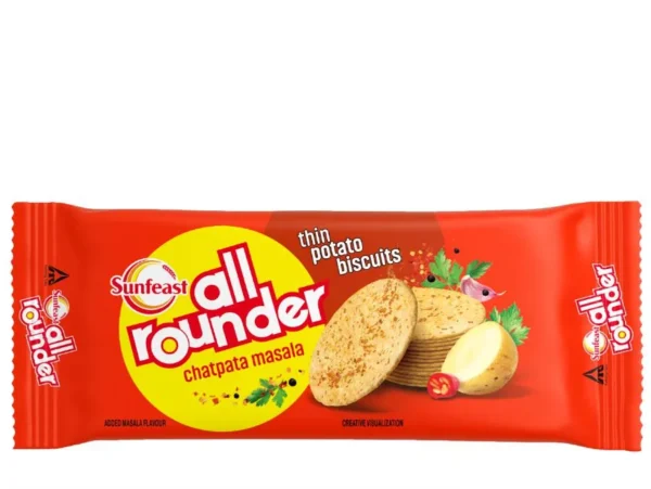 Sunfeast All rounder biscuits : Thin Potato Masala salted biscuits, 28.2 g