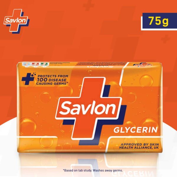 Savlon Glycerin Soap, 75g ( Pack of 9 )