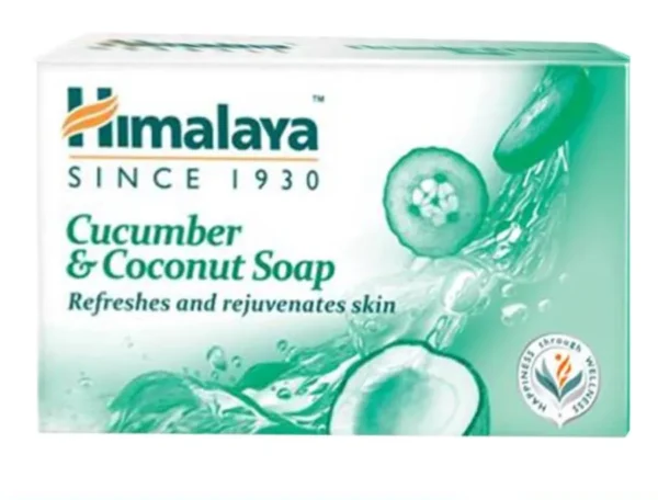 Himalaya Cucumber & Coconut Soap, 75 g (Pack of 3 )
