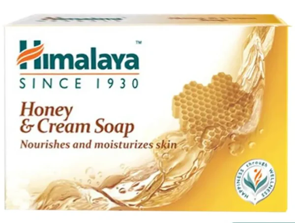 Himalaya Honey & Cream Soap, Nourishes Skin, 125 g