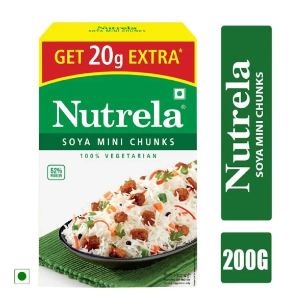 Nutrela Soya - Mini Chunk, 200 g