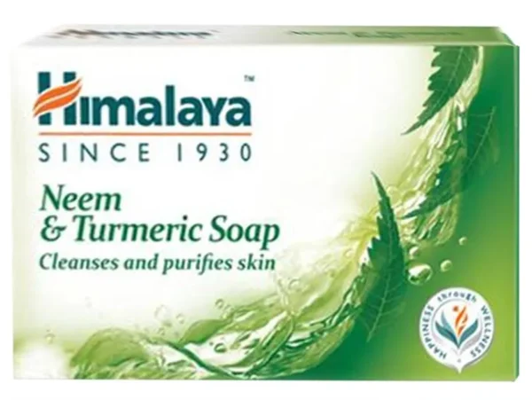 Himalaya Neem & Turmeric Soap, Cleanses, 125 g ( pack of 3 )