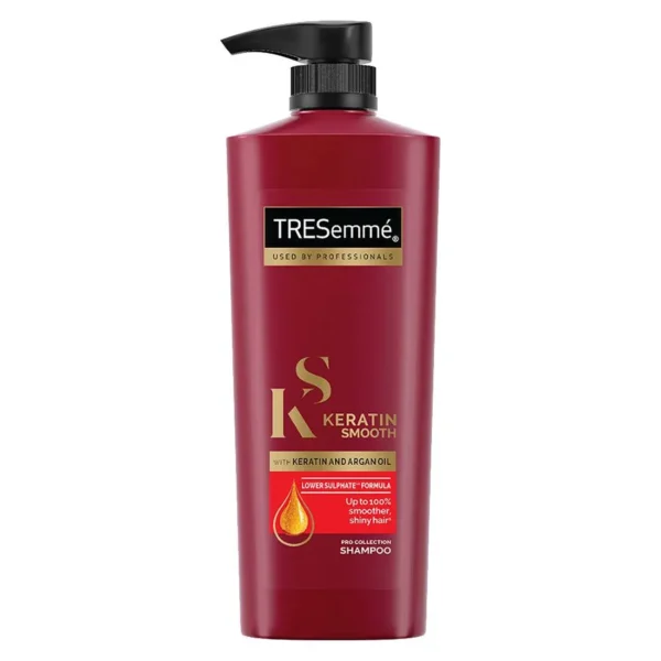 TRESemme Keratin Smooth Pro Collection Shampoo -Upto 100% Smoother Shiny Hair, 580 ml