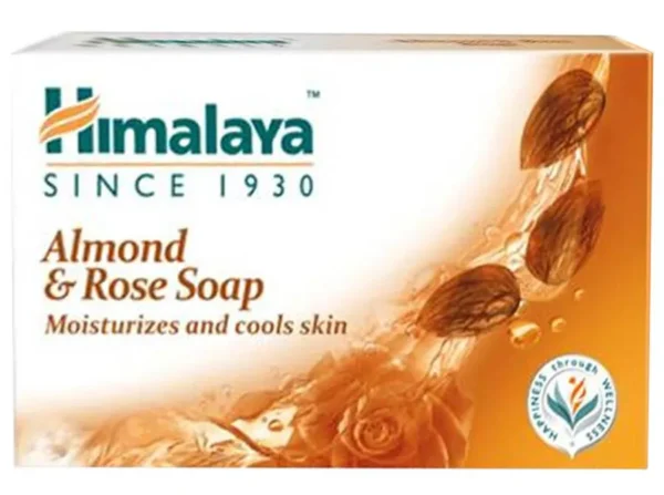 Himalaya Almond & Rose Soap, 125 g (Pack of 3 )