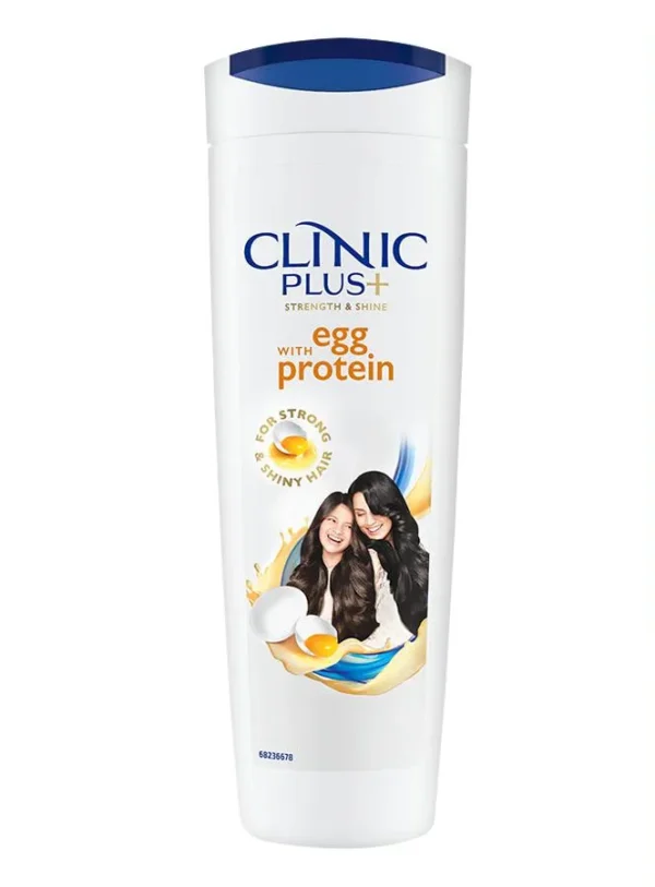 Clinic Plus Strength & Shine With Egg Protein Shampoo, 340 ml