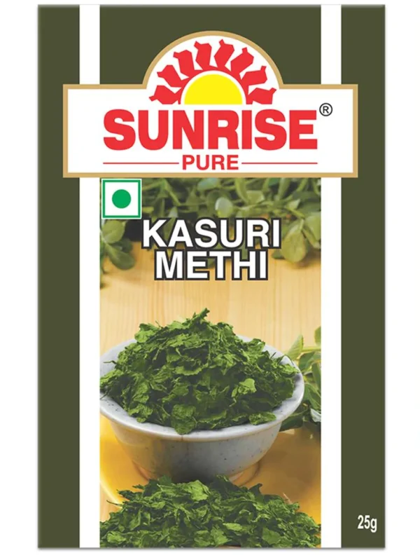 Sunrise Pure, Kasuri Methi Powder - 25 grams (Box)
