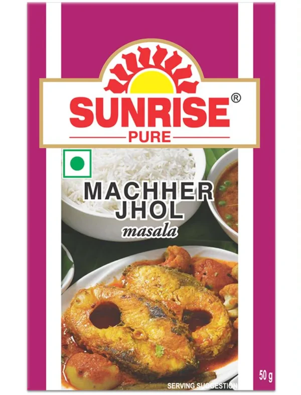 Sunrise Pure, Macher Jhol Masala Powder - 50 grams (Box)