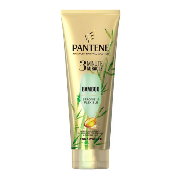 Pantene Bamboo Conditioner - Strong & Flexible, 3 Minutes Miracle Formula, , 200 ml