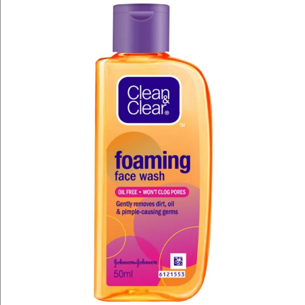 Clean & Clear Foaming Face Wash - 50 ml