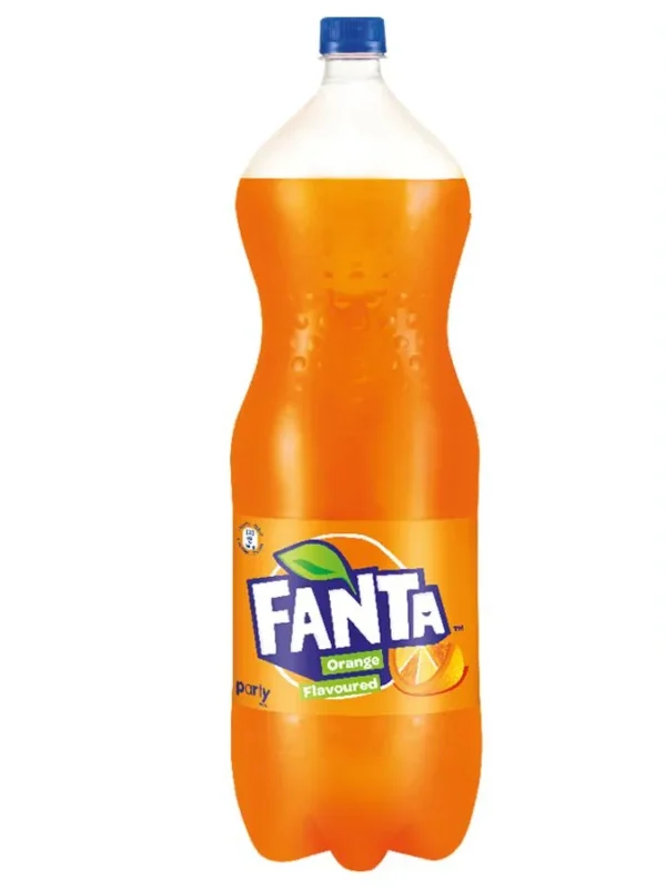 Fanta Soft Drink - Orange Flavour, 2.25 L Bottle