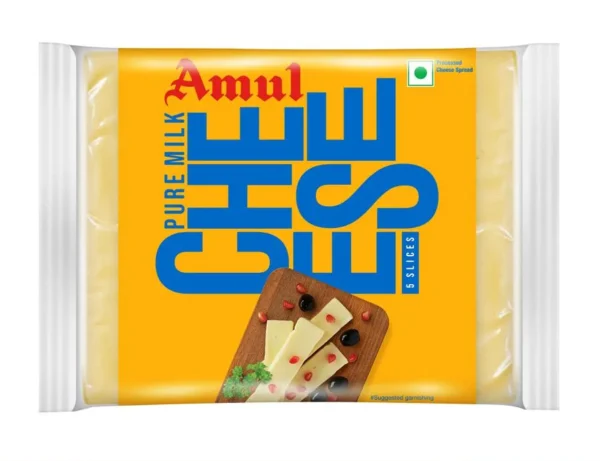 Amul Cheese Slices - No Added Sugar, 100 g (5 Slices)