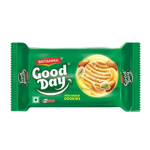 Britannia Good Day Pista Badam Cookies, 200 g Pouch