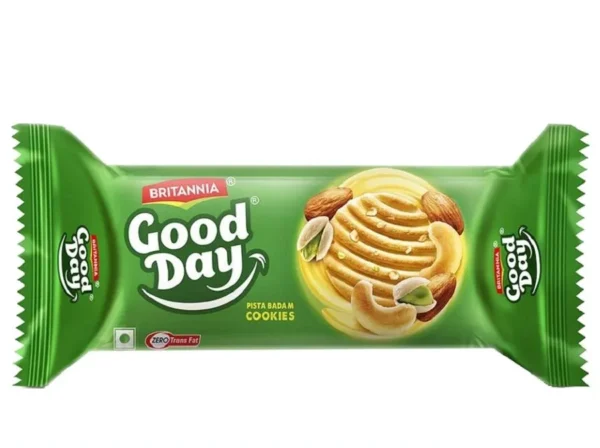 Britannia Good Day Pista Badam Cookies, 45 g ( Pack of 2 )