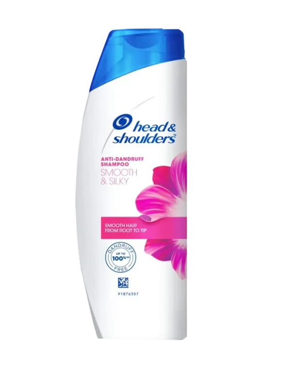 Head & shoulders Smooth & Silky Anti-Dandruff Shampoo - Smooth Hair, 340 ml