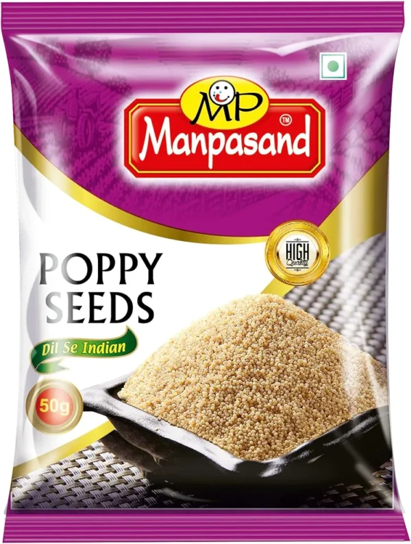 MANPASAND Poppy Seeds, Posta,Khus Khus,Posta,Postu - 50 Gm